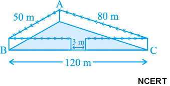 त्रिभुज का छेत्रफल का सूत्र उदाहरण Trbhuj ka kshetrafal ka formula (chetrafal)