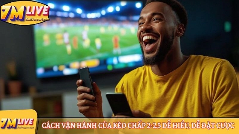 Kèo chấp 2-2.5 là gì? Hướng dẫn tính tiền thắng thua 8 Cách vận hành của kèo chấp 2-2.5